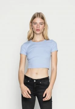 Even&Odd Damen 2PACK - T-Shirt Basic - Black/light Blue -Even&Odd Verkäufe 7b0514dddbfc43a189708e90845bac4f