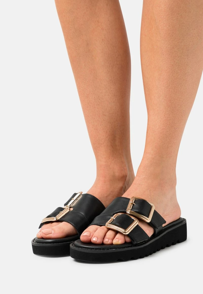 Even&Odd Pantolette Flach - Black | Damen 3 Even&Odd Pantolette Flach - Black | Damen