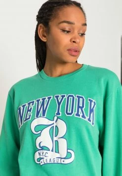 Even&Odd CALLIE - Sweatshirt - Green | Damen -Even&Odd Verkäufe 7bd5d3cd7cd546e983d65d445b580880