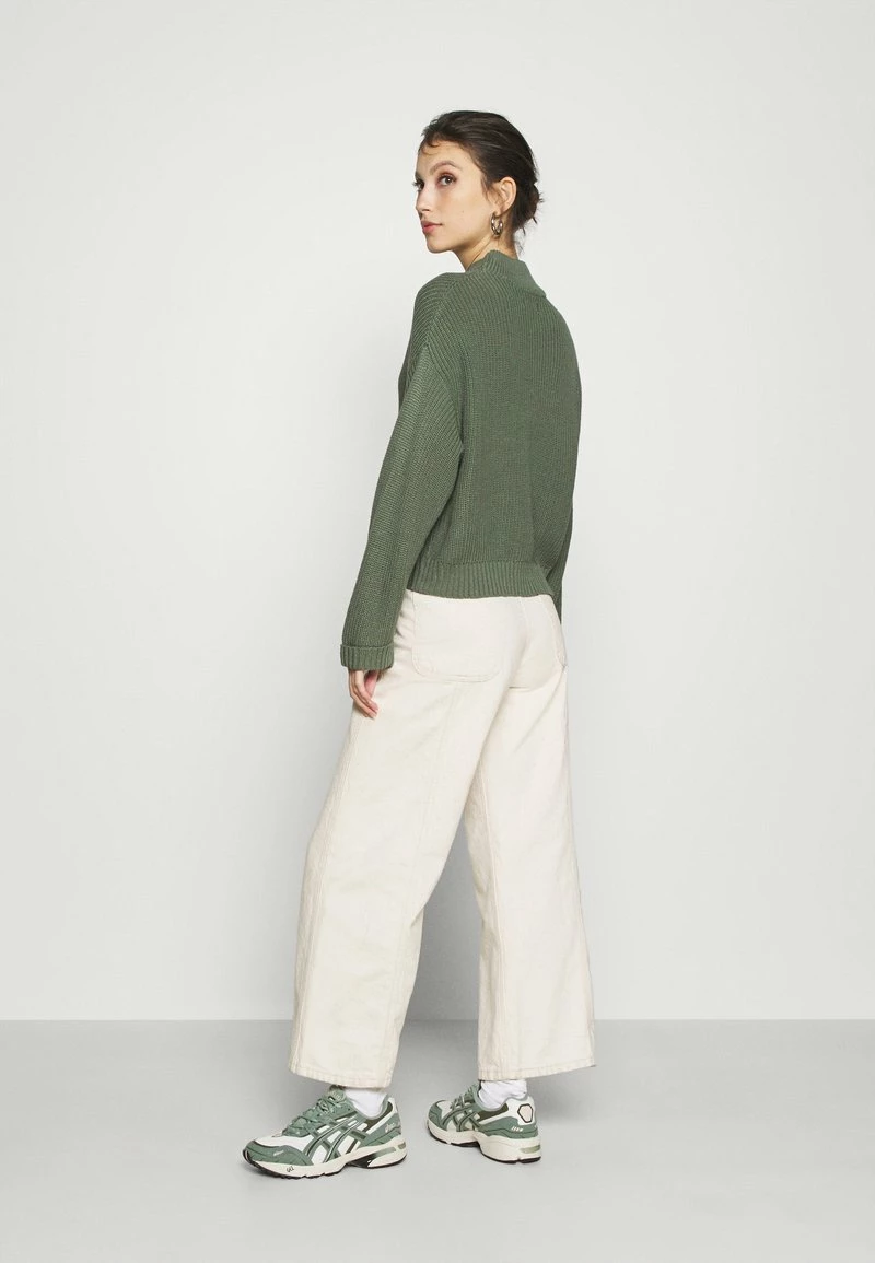 Even&Odd CROPPED MOCK NECK - Strickpullover - Green | Damen 5 Even&Odd CROPPED MOCK NECK - Strickpullover - Green | Damen – Bild 3