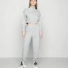 Even&Odd Damen JOGGER - Sweatshirt - Mottled Light Grey -Even&Odd Verkäufe 7e6df3f5588545779fde38295302190b
