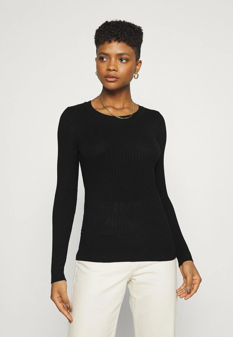 Even&Odd Damen 2 PACK - Strickpullover - Black/turquoise 5 Even&Odd Damen 2 PACK - Strickpullover - Black/turquoise – Bild 3