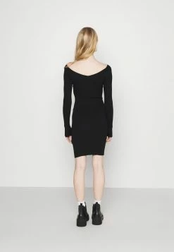 Even&Odd Damen Strickkleid - Black -Even&Odd Verkäufe 809218e6afc94b7d9b77d58dc4710b17