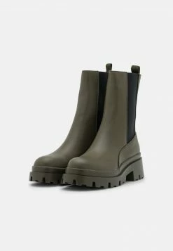 Even&Odd Damen Plateaustiefelette - Khaki -Even&Odd Verkäufe 80fbe762a22f4582b32f7d20170067c7