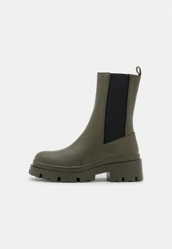 Even&Odd Damen Plateaustiefelette - Khaki -Even&Odd Verkäufe 8227e3791a8849bfb73e4335503a34eb