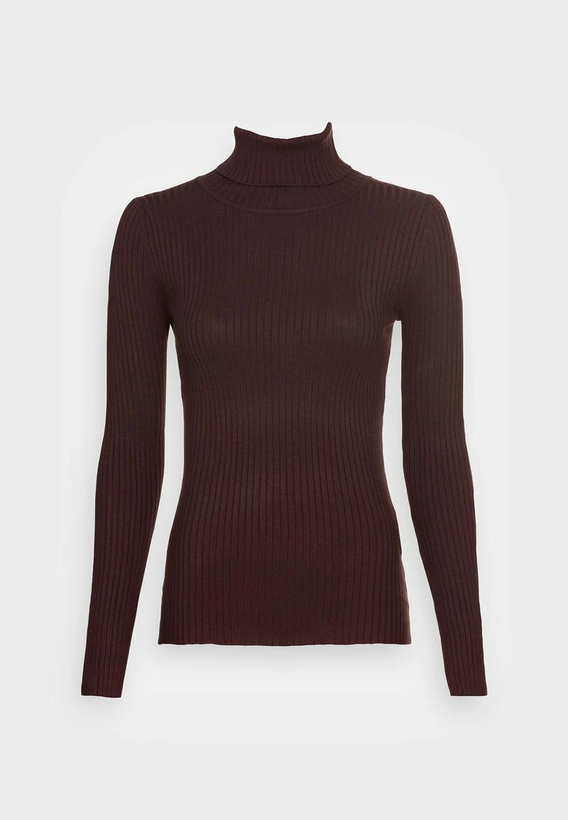 Even&Odd Damen BASIC TURTLE NECK - Strickpullover - Brown 6 Even&Odd Damen BASIC TURTLE NECK - Strickpullover - Brown – Bild 4