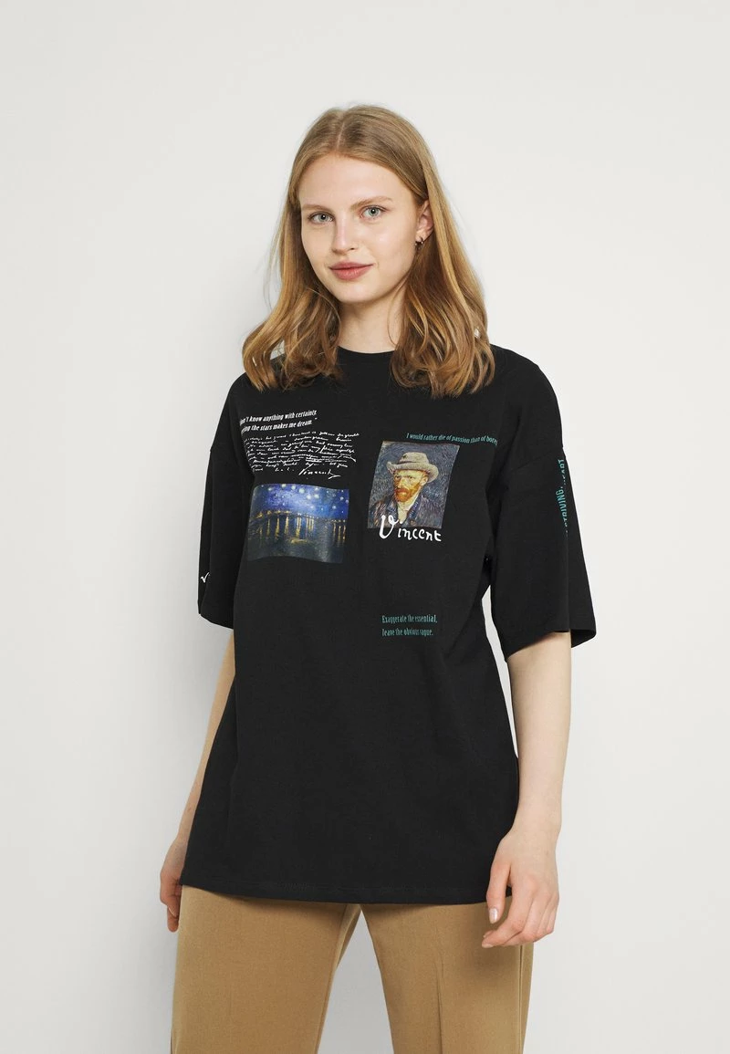 Even&Odd Damen T-Shirt Print - Black 3 Even&Odd Damen T-Shirt Print - Black