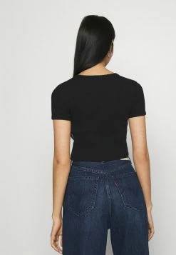 Even&Odd Damen T-Shirt Print - Black -Even&Odd Verkäufe 844d0af500484bcab7ec8c17bf1c8829