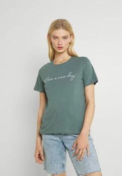 Even&Odd Damen T-Shirt Print - Green