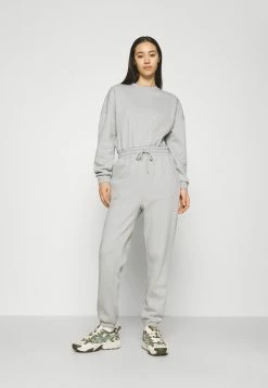 Even&Odd Damen SWEAT - Oversized Comfy - Jumpsuit - Light Grey