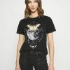 Even&Odd HATTIE MOON AND BUTTERLY TEE - T-Shirt Print - Black | Damen -Even&Odd Verkäufe 85e3cb2a53cb429c8f695b5e3ac6c77b