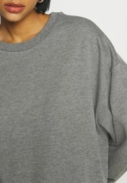 Even&Odd Damen SWEAT - Mini Volant Dress - Freizeitkleid - Mottled Grey -Even&Odd Verkäufe 86ee920c59844da69150e1d4c8c58be9