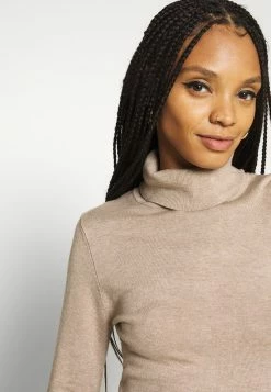 Even&Odd Damen BASIC TURTLE NECK JUMPER - Strickpullover - Sand -Even&Odd Verkäufe 877daa23a86c4beda0af1a828b24e870