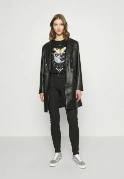 Even&Odd HATTIE MOON AND BUTTERLY TEE - T-Shirt Print - Black | Damen -Even&Odd Verkäufe 88526c7c600b456ab978a9e97e400f79