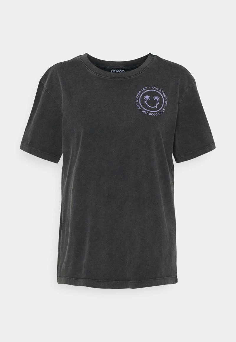 Even&Odd T-Shirt Print - Black | Damen 6 Even&Odd T-Shirt Print - Black | Damen – Bild 4