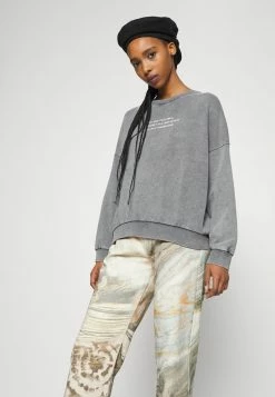 Even&Odd Damen OVERSIZED PRINT - Sweatshirt - Grey -Even&Odd Verkäufe 88d30cff58874277bd4b6de6ca3d9b32