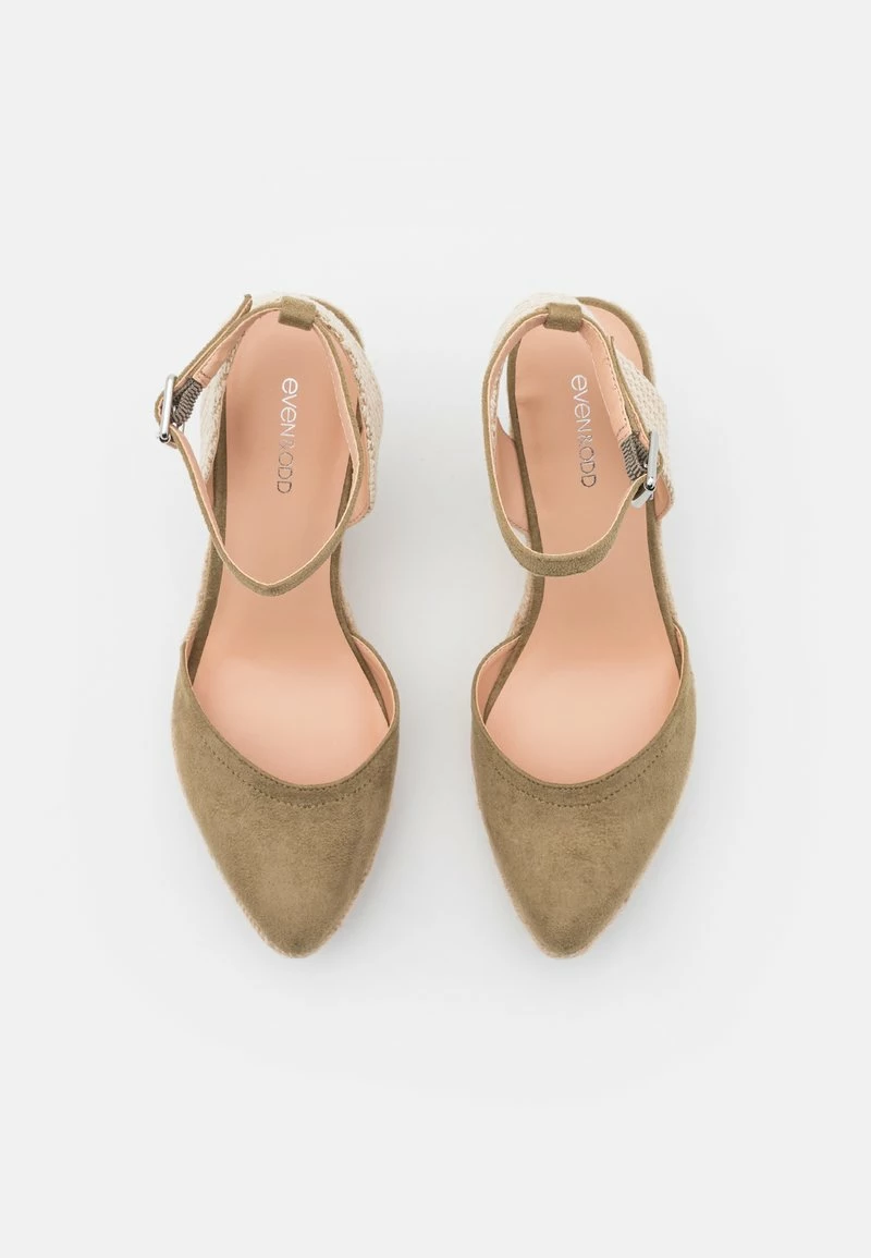 Even&Odd Plateausandalette - Khaki | Damen 8 Even&Odd Plateausandalette - Khaki | Damen – Bild 6