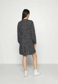 Even&Odd Damen Freizeitkleid - Black/blue -Even&Odd Verkäufe 8f0e062b0373477f97a82e11bb06f7bb