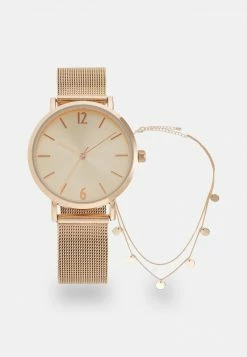 Even&Odd Damen SET - Uhr - Rose Gold-coloured