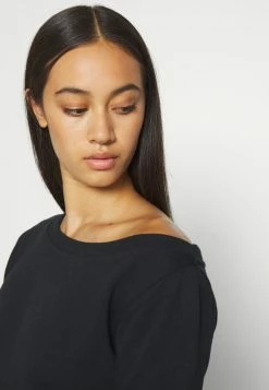 Even&Odd Damen LOOSE OFF SHOULDER SWEATSHIRT - Sweatshirt - Black -Even&Odd Verkäufe 903e453a74064d5ab4715bbd0f1c689c