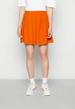 Even&Odd Damen A-Linien-Rock - Black/orange