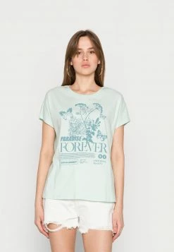 Even&Odd T-Shirt Print - Light Green | Damen