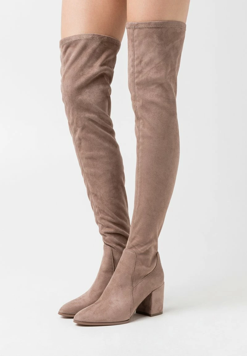 Even&Odd Damen Overknees - Taupe 3 Even&Odd Damen Overknees - Taupe