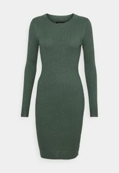 Even&Odd Damen Knit Mini Wide Rib Basic Dress - Etuikleid - Green -Even&Odd Verkäufe 93f7838424b341e59018583e0d460abe