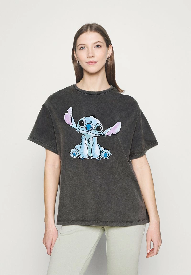 Even&Odd Damen T-Shirt Print - Black 3 Even&Odd Damen T-Shirt Print - Black