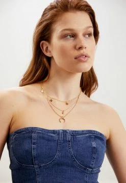 Even&Odd Damen Halskette - Gold-coloured