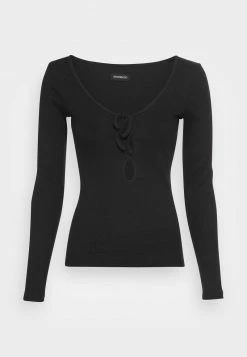 Even&Odd Damen Langarmshirt - Black -Even&Odd Verkäufe 9818c985e65e4d90bdedbac625f9f3f5