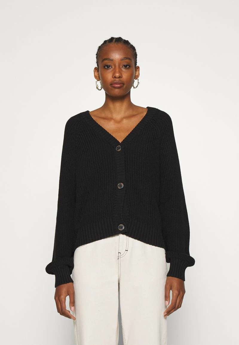 Even&Odd Damen BUTTON THROUGH CARDIGAN - Strickjacke - Black 3 Even&Odd Damen BUTTON THROUGH CARDIGAN - Strickjacke - Black