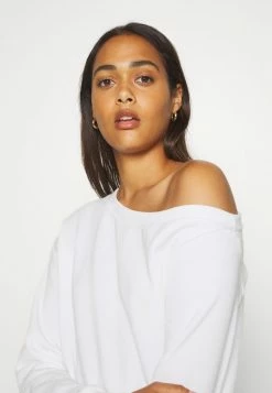 Even&Odd Damen LOOSE OFF SHOULDER SWEATSHIRT - Sweatshirt - White -Even&Odd Verkäufe 9b94fe06382244e1bd044b2fe3d121d7