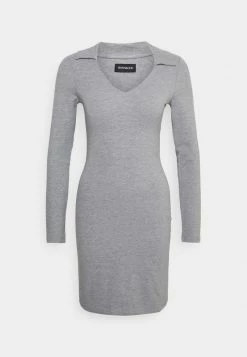 Even&Odd Damen Jerseykleid - Mottled Grey