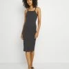 Even&Odd Damen Jerseykleid - Mottled Dark Grey -Even&Odd Verkäufe 9d28699564274de88caa2f4535a3c435