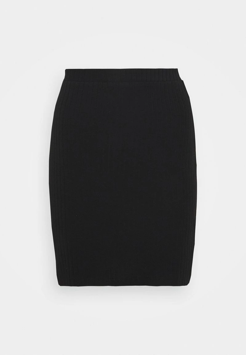 Even&Odd Damen Basic Mini Ribbed Skirt - Bleistiftrock - Black 7 Even&Odd Damen Basic Mini Ribbed Skirt - Bleistiftrock - Black – Bild 5