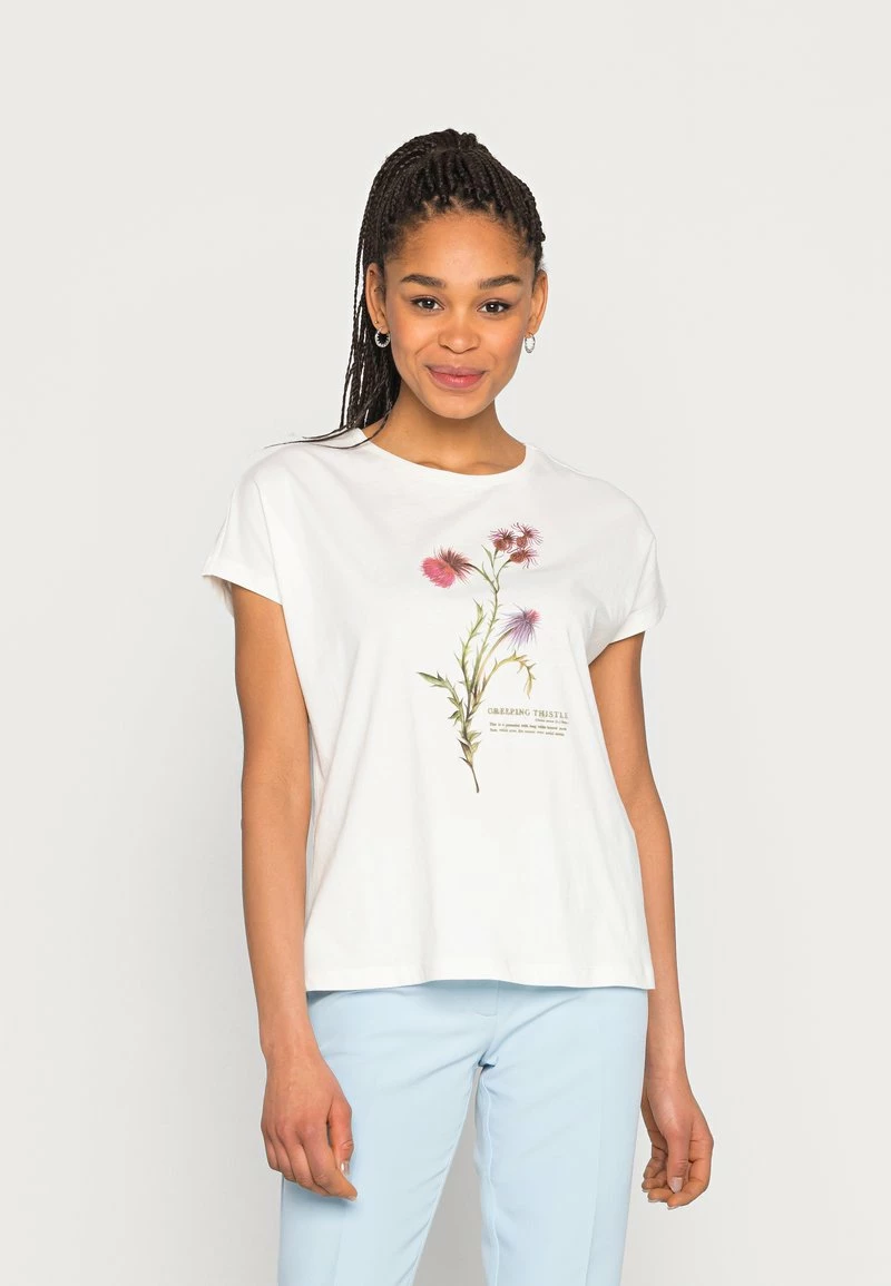 Even&Odd Damen T-Shirt Basic - White 3 Even&Odd Damen T-Shirt Basic - White