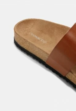 Even&Odd Damen Pantolette Flach - Cognac -Even&Odd Verkäufe 9f9b2ca3e6424955a7ae4cae0bd1a5f8