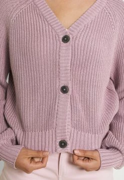Even&Odd Damen BUTTON THROUGH CARDIGAN - Strickjacke - Lilac -Even&Odd Verkäufe a00766ce5e6f40c4a17ed4578af5c135