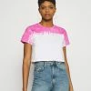Even&Odd Damen T-Shirt Print - Pink/white -Even&Odd Verkäufe a091755c3de3432e9657fab20585797a
