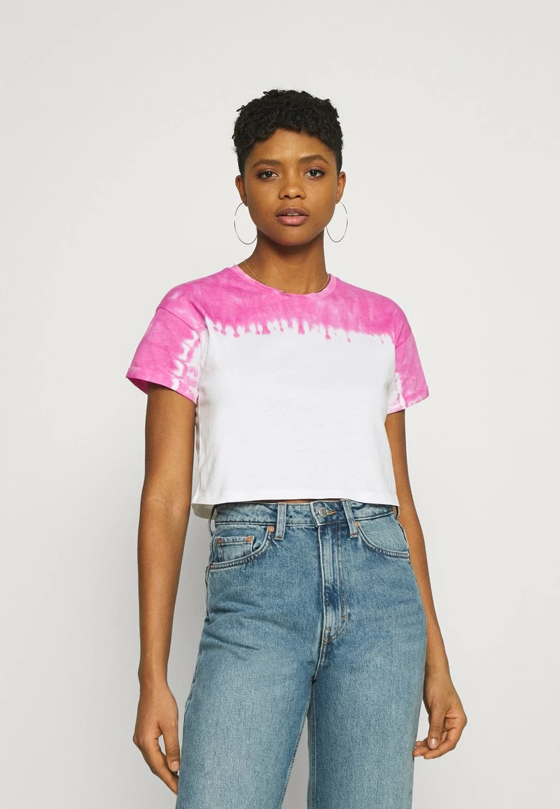 Even&Odd Damen T-Shirt Print - Pink/white 3 Even&Odd Damen T-Shirt Print - Pink/white