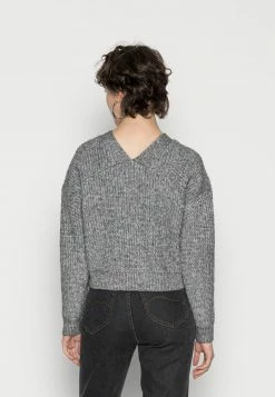 Even&Odd Strickjacke - Mottled Dark Grey | Damen -Even&Odd Verkäufe a1066a1d452b4d028b7a68cbb15dc517