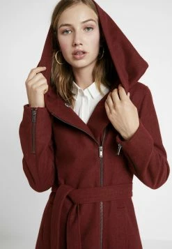 Even&Odd Damen Klassischer Mantel - Bordeaux -Even&Odd Verkäufe a2d941ecfd1740669b4bd10e51fc2bdd