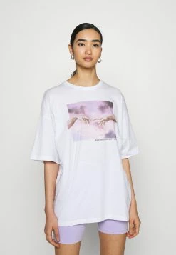 Even&Odd Damen T-Shirt Print - White