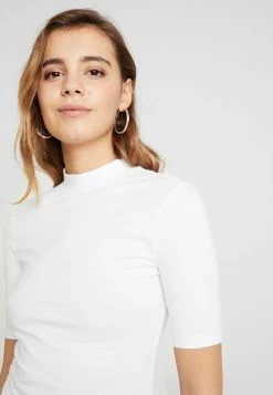 Even&Odd Damen 2 PACK - T-SHIRT BASIC - T-Shirt Basic - White/black -Even&Odd Verkäufe a36b4e086e8f4726bead2b77daaffa31