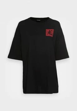 Even&Odd Damen T-Shirt Print - Black -Even&Odd Verkäufe a397bf1986bd414eaccb2934a84dd7a4