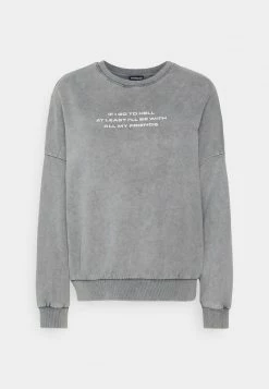 Even&Odd Damen OVERSIZED PRINT - Sweatshirt - Grey -Even&Odd Verkäufe a3bf8d03a97b4b7f9ff93ef6c52fbe19