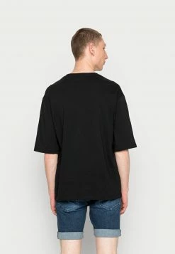 Even&Odd OPEN YOU MIND MUSHROOMS TEE UNISEX - T-Shirt Print - Black -Even&Odd Verkäufe a51bf97bbb994a9a86a696abf36b64fe