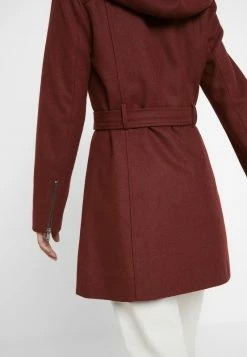 Even&Odd Damen Klassischer Mantel - Bordeaux -Even&Odd Verkäufe a68b3ad84f714202a61a1d5f450ea6a3