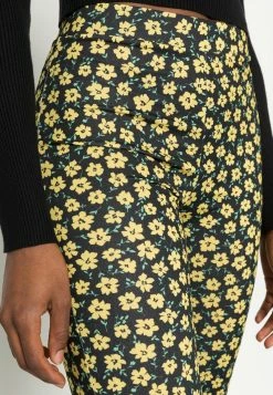 Even&Odd Damen Stoffhose - Black/yellow -Even&Odd Verkäufe a735f3e481f84b688f9e03b5625b5ac8